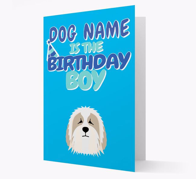 'Birthday Boy' Card with {breedFullName} Icon